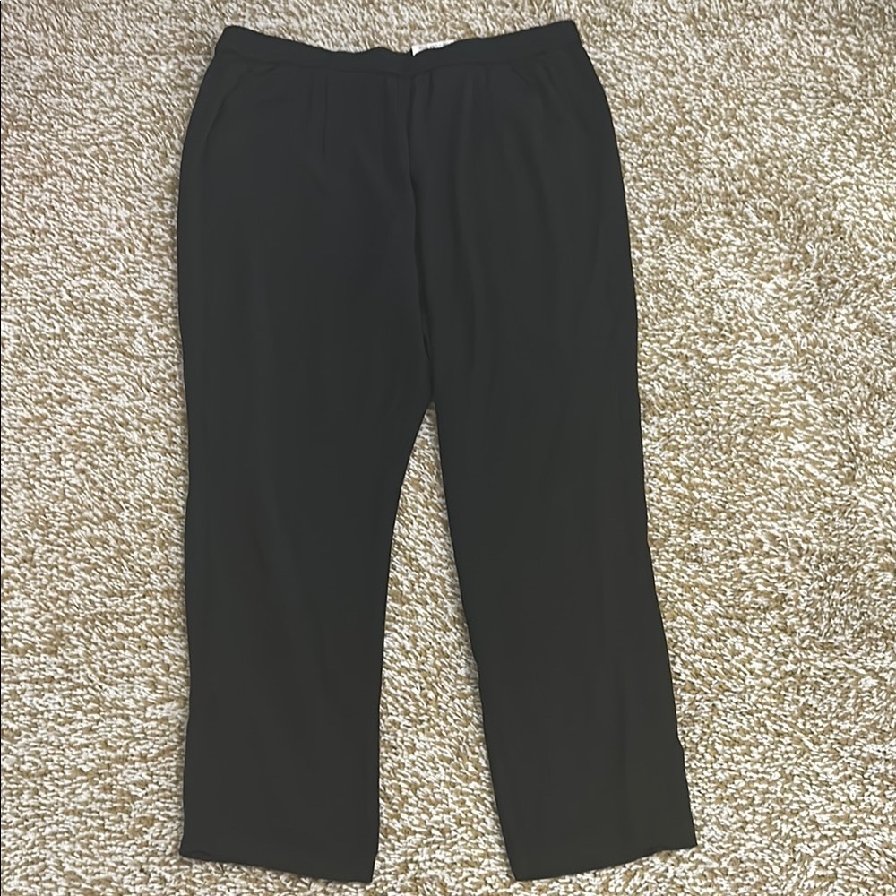a.n.a Black Dress Pants Straight-Leg Formal